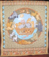 Noah's Ark Quilted Wall Hanging at Secretary's Desk, Vista #44 OV, 9/18/09