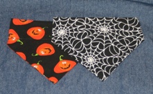 Display of Halloween - Jack-O-Lanterns & Spider Web Bandanas