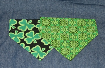 Display 2: St. Patrick's - Shamrocks & Celtic Knots Bandanas