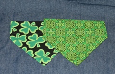 Display 2: St. Patrick's - Shamrocks & Celtic Knots Bandanas