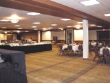 Hands Across the Border Banquet Room from the right back of the room