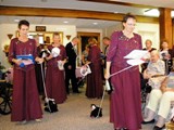 Skunks on Parade with Grand Officers, Masonic Home Tea, 9/12/09