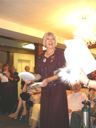 WGM Billeta Swallow, Masonic Home Tea, 9/12/09