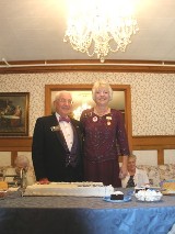 WGP Don Kimmel and WGM Billeta Swallow, Masonic Home Tea, 9/12/09