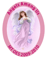 Pink Angel in Pink Oval - Angels Among Us - MT OES 2009-2010
